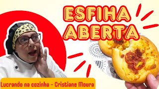 COMO FAZER ESFIHA ABERTA RECEITA FÁCIL ECONÔMICA E DELICIOSA 😋 [upl. by Yeniffit134]