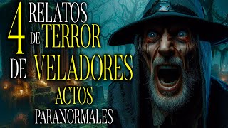 4 relatos de terror de experiencias sobrenaturales de VELADORES Relatos De Terror de SUNO [upl. by Ahseek]