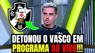 FALTOU COM O RESPEITO NÃO TEVE CONSIDERAÇÃO PELO VASCO DA GAMA NOTÍCIAS DO VASCO HOJE [upl. by Essej]