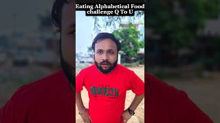 Eating from Q to U in Alphabetical food for 24 hours [upl. by Flodnar]