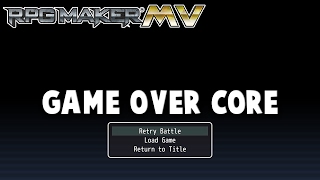 Game Over Core Plugin  RPG Maker MV [upl. by Sesylu]