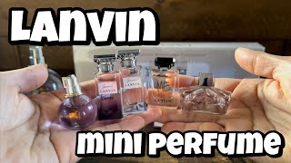 Lanvin miniature perfume  eclat d’ arpege jeanne couture marry me me  miniature fragrance [upl. by Caton]