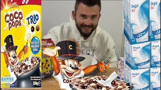 ASMR MUKBANG COCO POPS AND MİLK 😋🤩 [upl. by Baxter833]