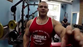 Alexey Lesukov Trains Pecs amp Biceps in Almaz Gym in 2018 [upl. by Becht277]