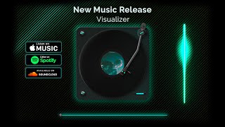 New Music Release Visualizer  How to Create a Music Visualization Template [upl. by Fong541]