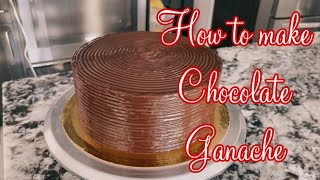 How to make Chocolate Ganache Using Cocoa Powder [upl. by Nahgem75]