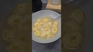 Tortellini in brodo 🇮🇹 tortellini tortelliniinbrodo ricottatortellini soup pastasoup italy [upl. by Cosette]