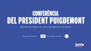 🎥 Conferència del President Puigdemont  2102024 [upl. by Nnairol]