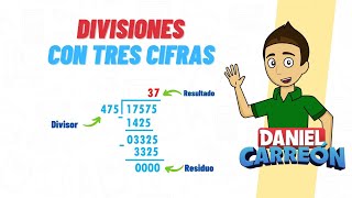 DIVISION CON TRES CIFRAS Super facil  Para principiantes [upl. by Lavinie]