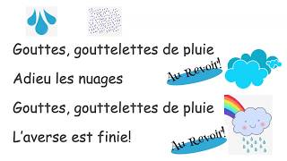 Gouttes gouttelettes de pluie [upl. by Ahsila]