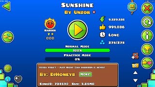 GDAstro I Sunshine by Unzor I One of the coolest levels ever played [upl. by Cinom]