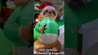 Sloth Christmas Inflatable christmasinflatables sloth slothinflatable christmas inflatable [upl. by Aierdna]