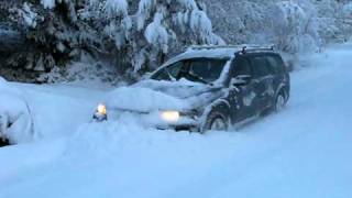 Volvo XC70 in snow [upl. by Ayrb]