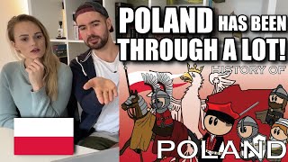 Reaction The Animated History of Poland  Part 1 🇵🇱 [upl. by Stent400]