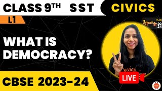 What is Democracy  CBSE Class 9 Civics  CBSE Class 9th Social Studies SST Preparation [upl. by Dermot]