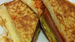 EGG SANDWICH RECIPE Quick EASY BREAKFAST [upl. by Marybeth893]