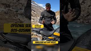 Royal Enfield Himalayan 450 Adjustable Seat Height Options Explained 🔥  BikeWale shorts [upl. by Eymaj172]