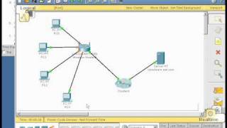 Packet Tracer NAT Lab 543 [upl. by Dihgirb]