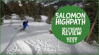 Salomon Highpath Splitboard Test Day 1 [upl. by Emelina]