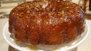 How to make THE BEST Caribbean Rum Cake w Butter Rum Glaze [upl. by Bohs857]