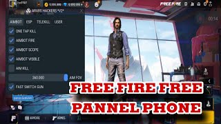 FREE PANNEL FREE FIRE FOR PHONE AND PC NO BAN NO BLACK LIST هكر فري فاير [upl. by Heinrik]