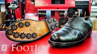 Rebuilding Vintage Golf Shoes FootJoy Classics REBUILT from the Ground Up  SHOE REPAIR [upl. by Roane209]