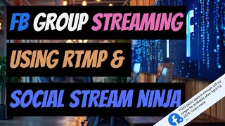 Go Live to Facebook Groups  Stream Key RTMP Setup OBS  Ecamm  Streamyard [upl. by Magnuson]