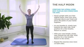 Pregnancy exercise “The Half Moon” – Hirslanden Private Hospital Group [upl. by Aneehsal]