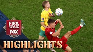 Australia vs Denmark Highlights  2022 FIFA World Cup [upl. by Mateusz717]