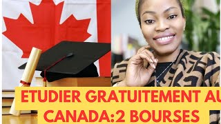 🇨🇦OPPORTUNITÉ DE BOURSE POUR ETUDIER GRATUITEMENT AU CANADA ET UNE BOURSE DE L’OIT visa canada [upl. by Brown]