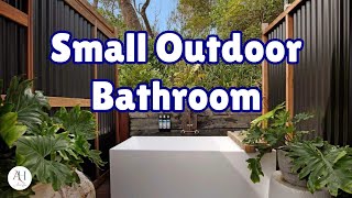 Inspiring Simple Outdoor Bathroom Designs Small Outdoor Bathroom Ideas [upl. by Hewart]