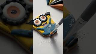 Minion cookie💛🍌 recipes and supplies linked in my bio cookiedecorating oddlysatisfying asmr [upl. by Gibeon]