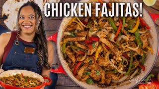 Easy Chicken Fajitas Recipe  Chicken Recipes  Chef Zee Cooks [upl. by Allemat675]