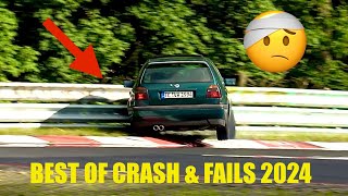 Nürburgring BEST OF CRASH FAILS amp Highlights Nordschleife Touristenfahrten 2024 [upl. by Noired599]