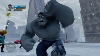 Disney Infinity 20  Grey Hulk Gameplay Gamma Rays Power Disc [upl. by Tanah]