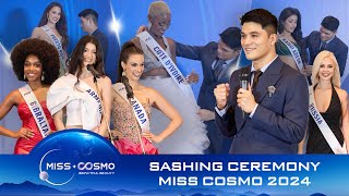 HIGHLIGHTS  SASHING CEREMONY OF MISS COSMO 2024 [upl. by Nnayllehs]