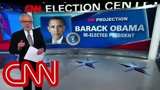 Election night 2012 unfolds on CNN [upl. by Shien583]