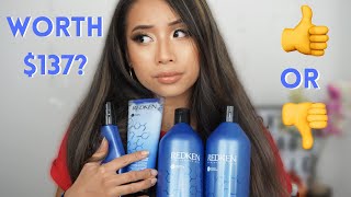 Redken Extreme Shampoo and Conditioner Review  Redken Mega Mask and Anti Snap Treatment [upl. by Demahum]