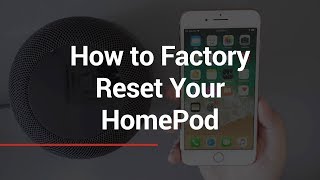 How to Factory Reset Apple HomePod with or without iPhone [upl. by Nesto858]