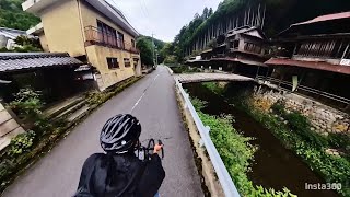 Cycling through the old Forest of Kyoto Japan [upl. by Henni]