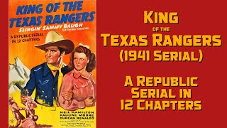 King of the Texas Rangers 1941 Republic Serial [upl. by Bonns]