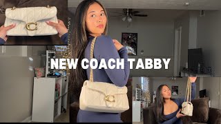 Coach Quilted Tabby 26 UNBOXING Try on Mini Review [upl. by Thain]