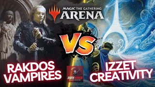 MTG Arena Explorer Ranked  Rakdos Vamps VS Izzet Creativity Gameplay [upl. by Bowles]