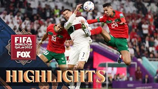 Morocco vs Portugal Highlights  2022 FIFA World Cup  Quarterfinals [upl. by Arbma]