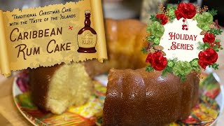 Caribbean Rum Cake  A delicious Christmas cake recipe that your family will LOVE From scratch [upl. by Huntington]