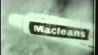 Macleans Toothpaste 1960s  Film 92193 [upl. by Annaid]