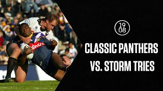 Penrith Panthers vs Melbourne Storm  Classic Tries  NRL Throwback [upl. by Refannej450]