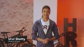 Urvi Shetty Reviews The HRX XTRM MTB  Foldable and Mountain HRX Cycles [upl. by Llamaj]