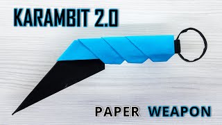 Karambit 20  New Techniques for an Awesome Paper Weapon [upl. by Airdnas]