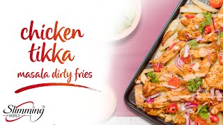 Slimming World chicken tikka masala dirty fries  full recipe in the description below [upl. by Bough680]